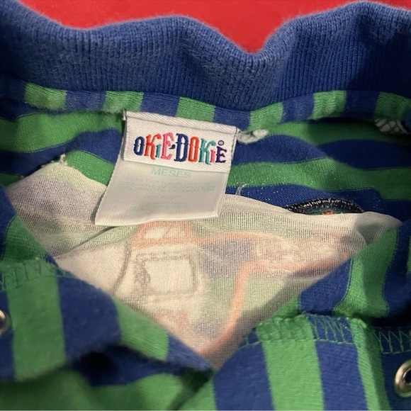 Okie Dokie Vintage~Y2K Set Of Two Bodysuit With Matching Hat Size 18Month - Picture 5 of 16